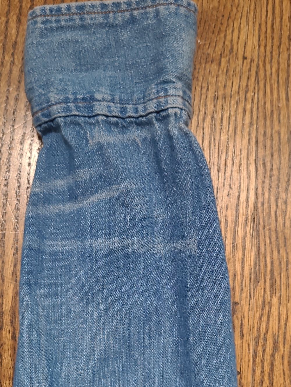 J. Crew Light Blue Denim Popover Shirt Size 2 - Picture 6 of 6